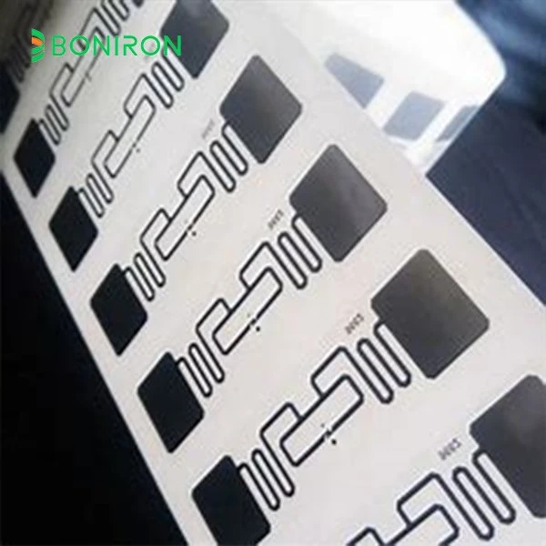 ETIQUETA RFID de papel semibrillante de 80 g